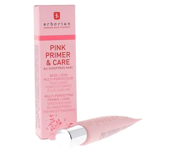 Crème Pink Primer & Care au Diospyros Kaki Erborian - tube de 15 ml