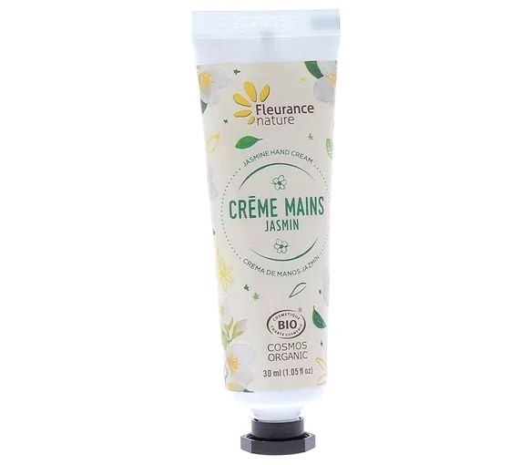 Crème mains jasmin bio Fleurance nature - tube de 30 ml