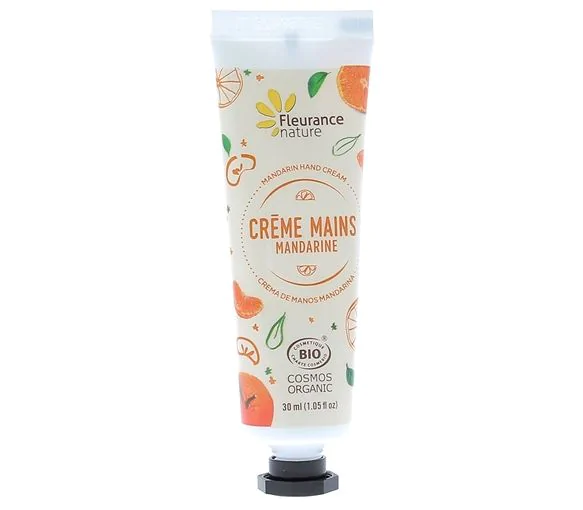 Crème mains mandarine bio Fleurance nature - tube de 30 ml