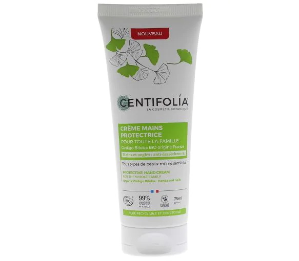 Crème mains protectrice bio Centifolia - tube de 75 ml