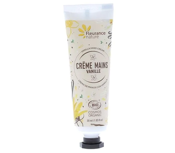 Crème mains vanille bio Fleurance nature - tube de 30 ml