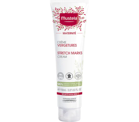 Crème prévention vergetures 3 en 1 Mustela - tube de 150 ml