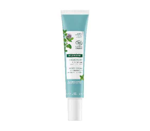 Crème pureté à la menthe bio Klorane - tube de 40ml