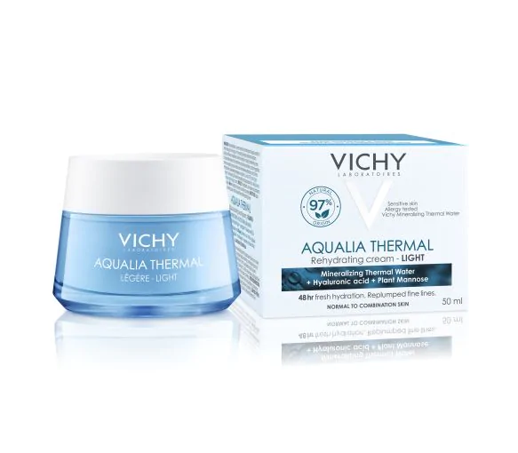 Crème réhydratante légère Aqualila Thermal Vichy - pot de 50ml