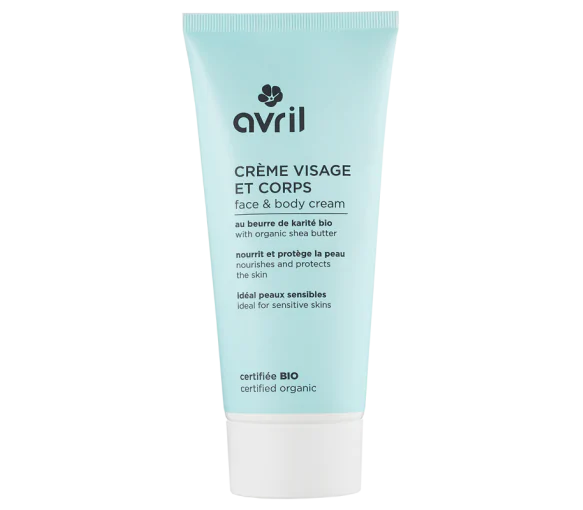 Crème visage et corps bio Avril - tube de 200 ml