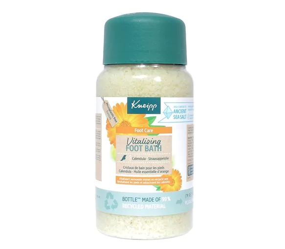 Cristaux pour bain de pieds Vitalizing Kneipp - boîte de 600g