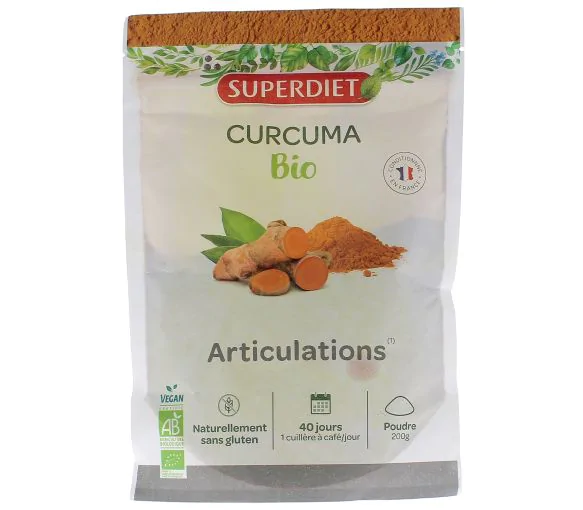 Curcuma bio Superdiet - sachet de 200 g