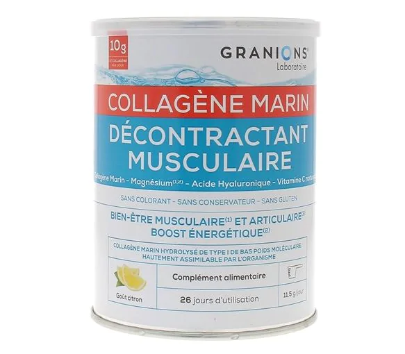 Décontractant musculaire Collagène marin Granions - pot de 300g