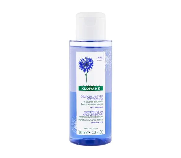 Démaquillant yeux waterproof au bleuet Klorane - flacon de 100ml