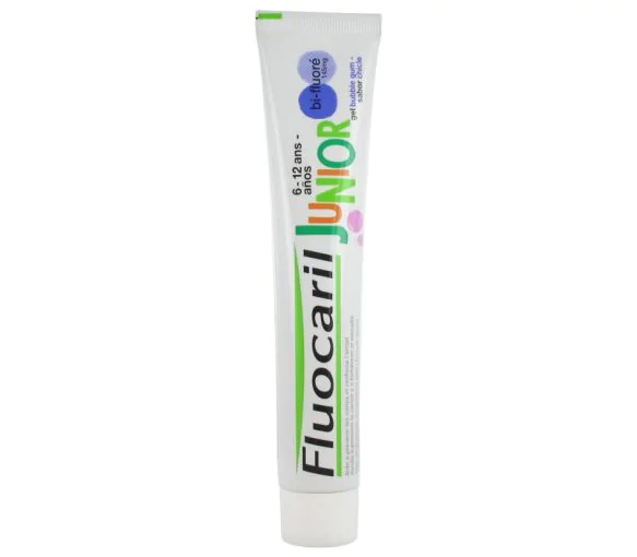 Dentifrice junior 6-12 ans arôme gel bubble Fluocaril - tube de 75 ml
