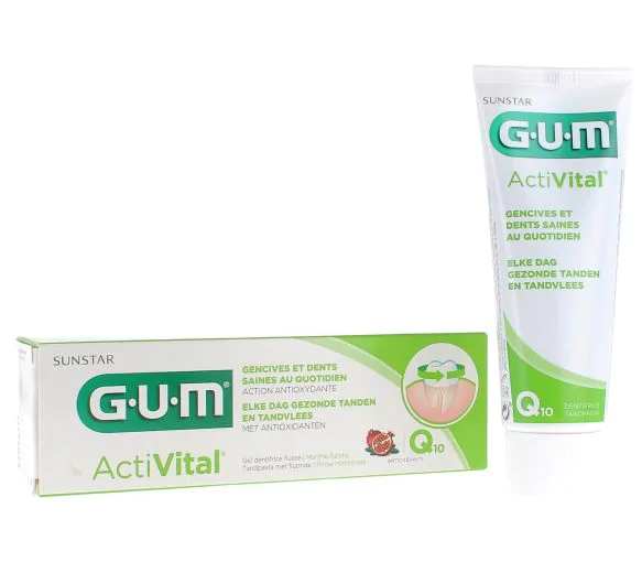 Dentifrice Activital Q10 Gum - tube de 75 ml