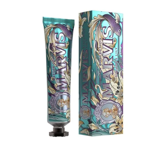 Dentifrice Garden Collection lys sinueux Marvis - tube de 75ml