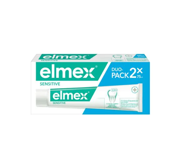 Dentifrice Sensitive Elmex - lot de 2 tubes de 75 ml