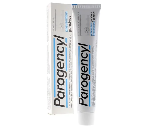Dentifrice prévention gencives blancheur Parogencyl - un tube de 75 ml