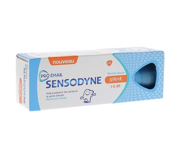 Dentifrice pro-émail junior Sensodyne - tube de 50ml