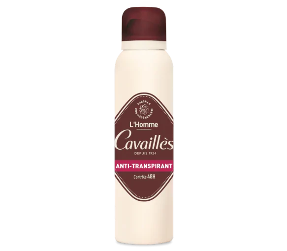 Anti-transpirant homme contrôle 48H Rogé Cavaillès - spray de 150 ml