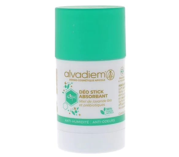 Déo stick absorbant 48h Alvadiem - stick de 50g