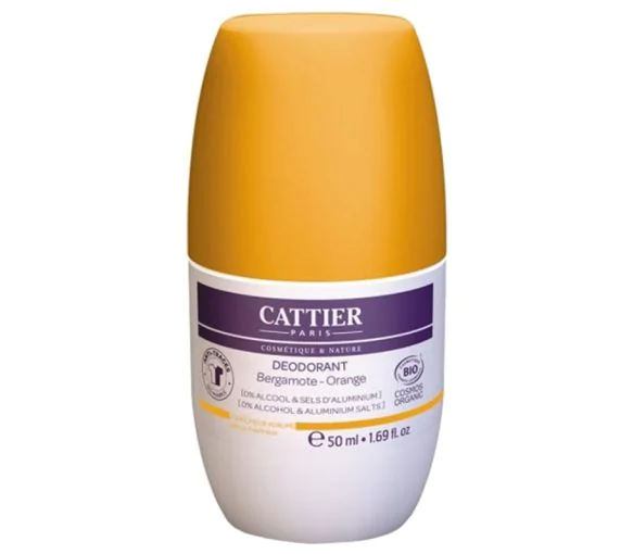 Déodorant Roll-on Fraîcheur Agrume Bio Cattier - Roll-on de 50 ml