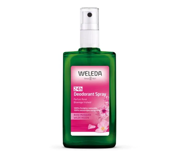 Déodorant à la rose musquée bio Weleda - spray de 100ml