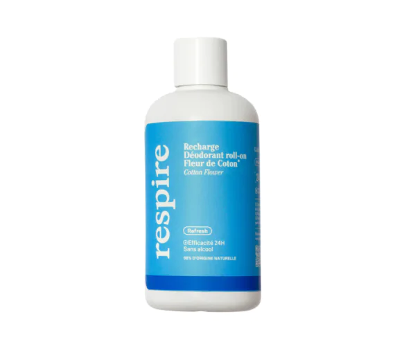 Déodorant fleur de coton Respire - recharge de 150ml