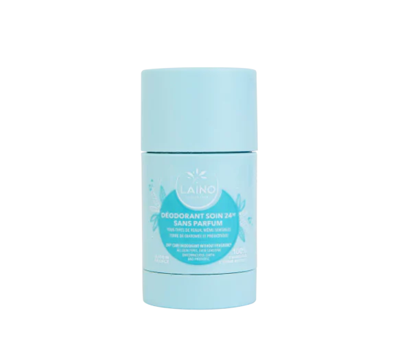 Déodorant solide sans parfum Laino - stick de 60g