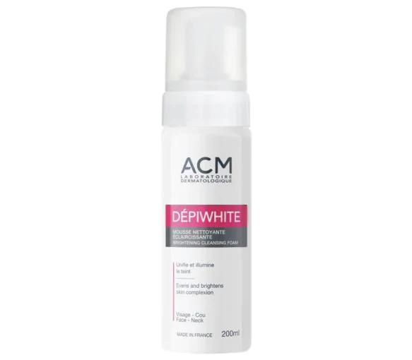 Dépiwhite mousse nettoyante éclaircissante ACM - flacon pompe de 200ml