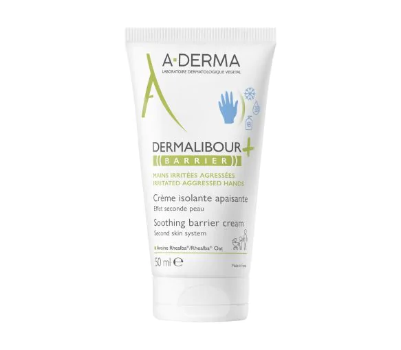 Dermalibour+ Barrier Crème isolante apaisante A-Derma - tube de 50ml