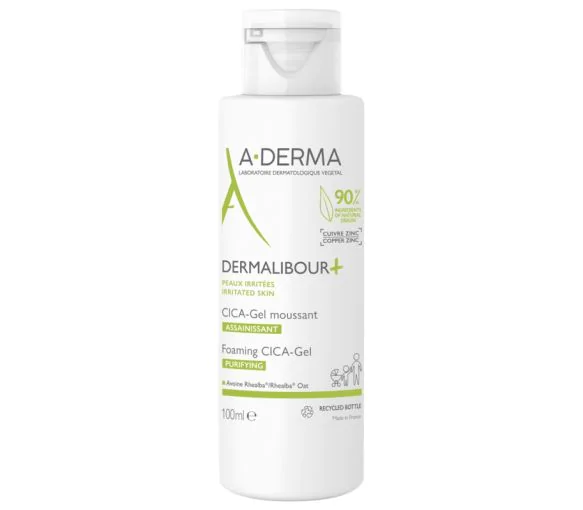 Dermalibour+ CICA - Gel moussant A-Derma - flacon de 100 ml