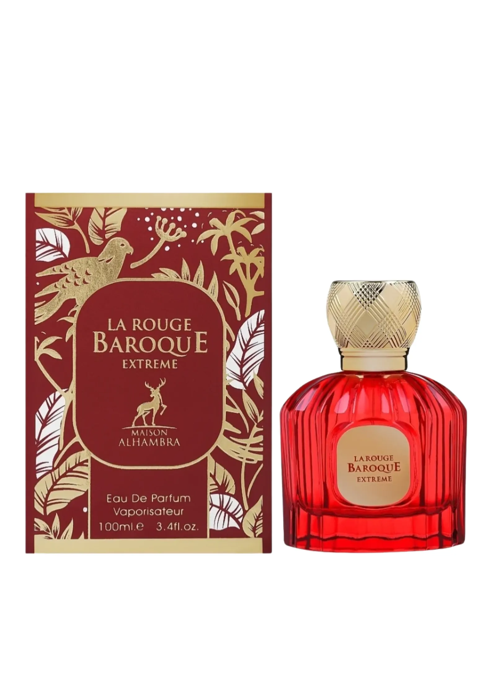 Eau de parfum La Rouge Baroque Extrême- Maison Alhambra 100 ML