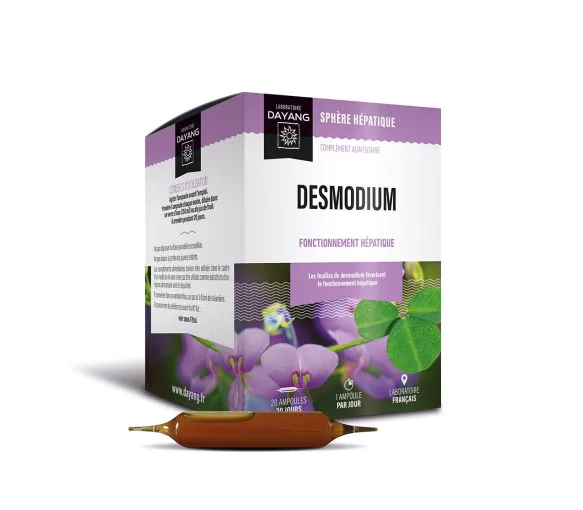 Desmodium hépato-détox solution buvable Dayang - boîte de 20 ampoules