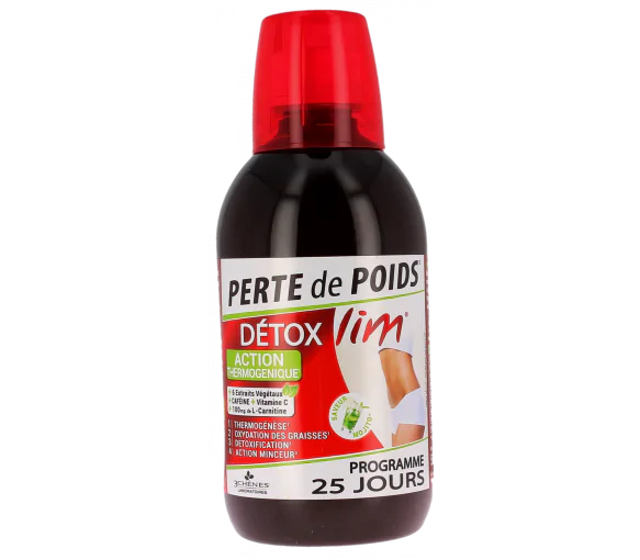 Détoxlim Perte de poids 3 Chênes - flacon de 500ml