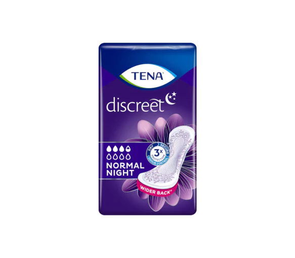 Discreet Normal night Tena - sachet de 10 protections urinaires