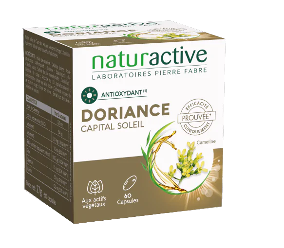 Doriance capital soleil Naturactive - boîte de 60 capsules