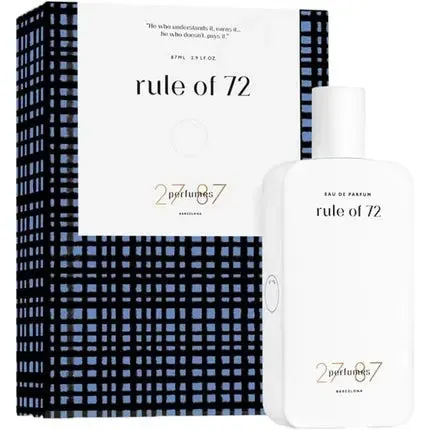27 87 Rule Of 72 Eau de Parfum 87ml Unisexe