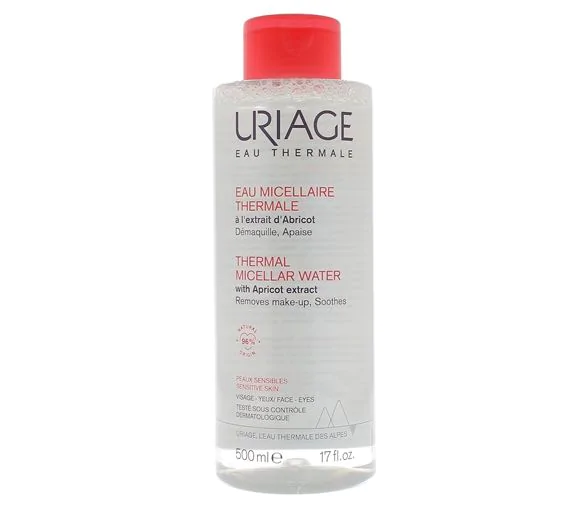 Eau micellaire thermale pour peaux sensibles Uriage - flacon de 500 ml