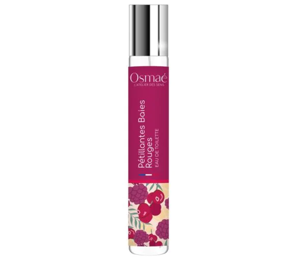 Eau de toilette Pétillantes Baies Rouges Osmaé - flacon-vaporisateur de 30 ml
