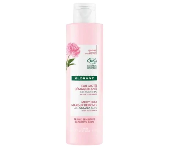 Eau lactée démaquillante à la Pivoine bio Klorane - flacon de 200 ml