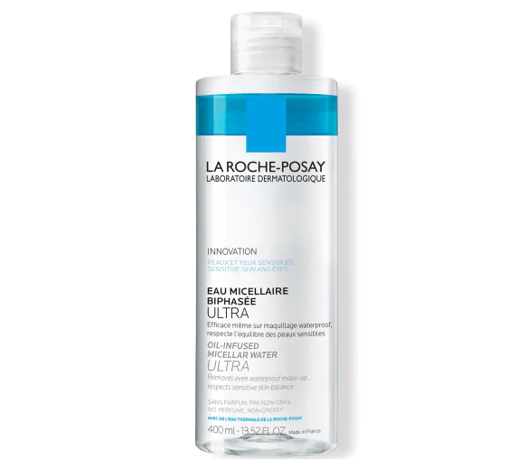 Eau micellaire biphasée ultra La Roche-Posay - flacon de 400 ml
