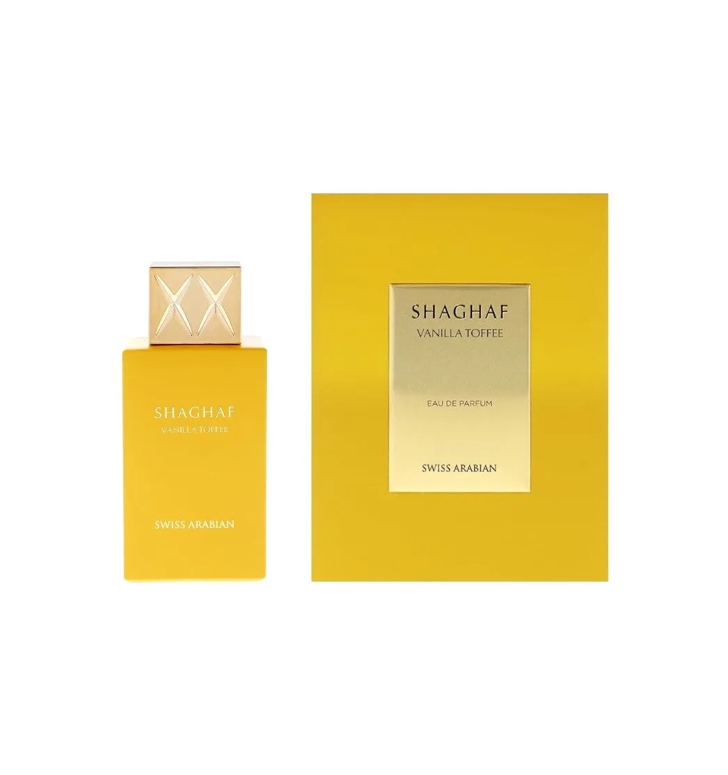 Eau de Parfum SHAGHAF Vanilla Toffee - Swiss Arabian 75 ML