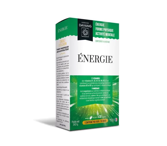 Energie Dayang - boîte de 30 comprimés