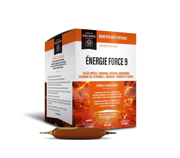 Energie force 9 Dayang - boîte de 20 ampoules