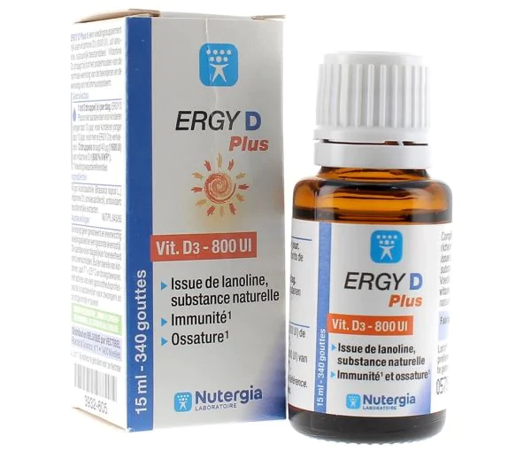 Ergy D plus Nutergia - flacon de 15 ml