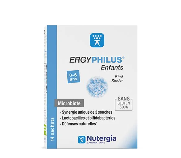 Ergyphilus enfants défenses naturelles Nutergia - boîte de 14 sachets