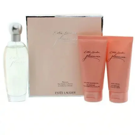 Estée Lauder Estee Lauder Ultimate Collection Set - Pleasures 100 Ml, Body Lotion 75 Ml, Shower Gel 75 Ml Eau de Parfum pour femme