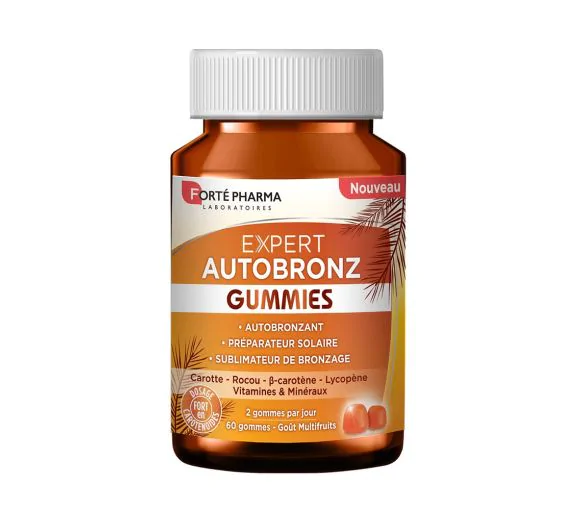 Expert Autobronz Gummies Forté Pharma - pot de 60 gommes