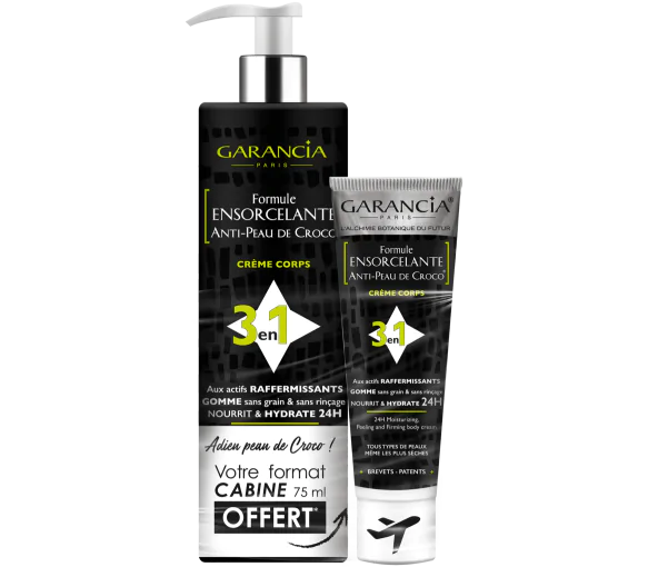 Formule Ensorcelante Anti-Peau de Croco 3 en 1 400 ml + format voyage 75 ml offert Garancia