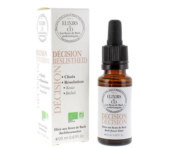 Fleurs de Bach Décision Elixirs & Co - flacon de 20 ml