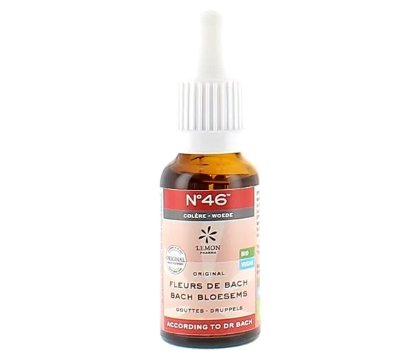 Fleurs de Bach N°46 Colère bio Lemon Pharma - flacon de 20ml