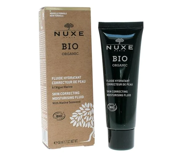 Fluide hydratant correcteur de peau bio Nuxe - tube de 50 ml