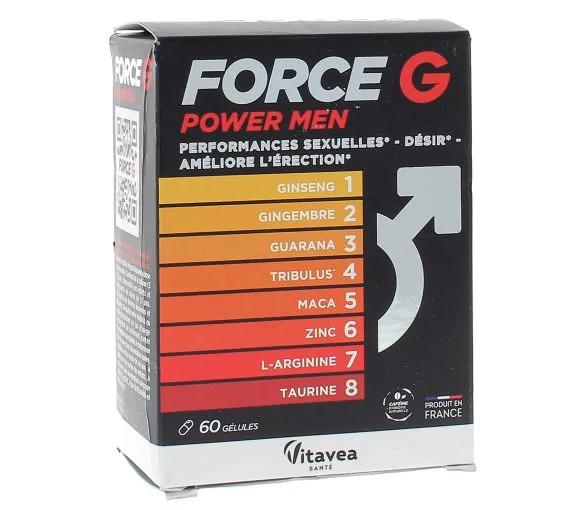 Force G Power Men Vitavea - boîte de 60 gélules